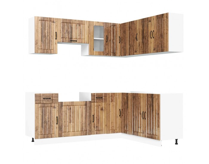 Sonata H Комплект кухненски шкафове от 11 части Kalmar, инженерно дърво