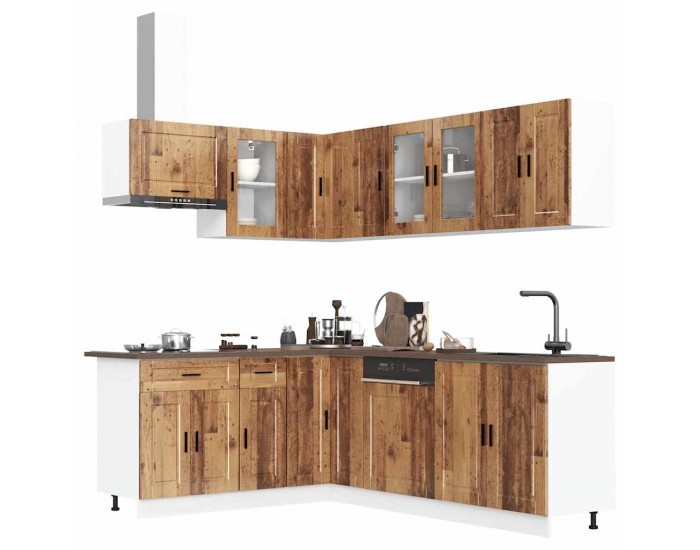 Sonata H Комплект кухненски шкафове от 4 части Porto, инженерно дърво