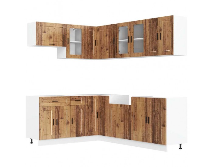 Sonata H Комплект кухненски шкафове от 4 части Porto, инженерно дърво