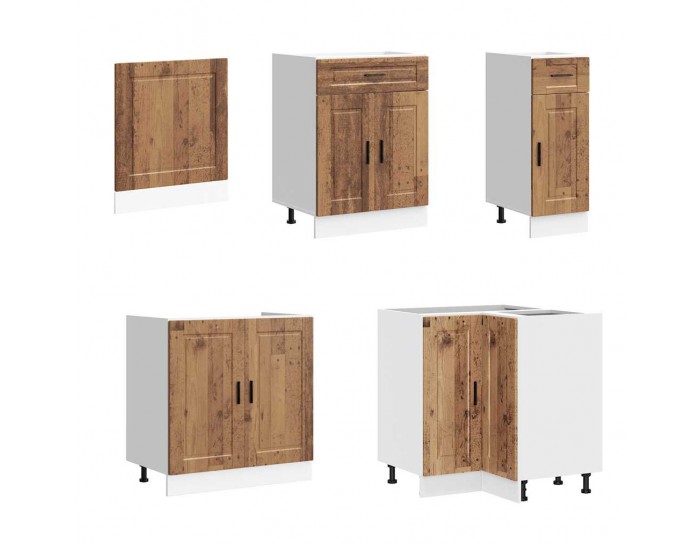 Sonata H Комплект кухненски шкафове от 4 части Porto, инженерно дърво