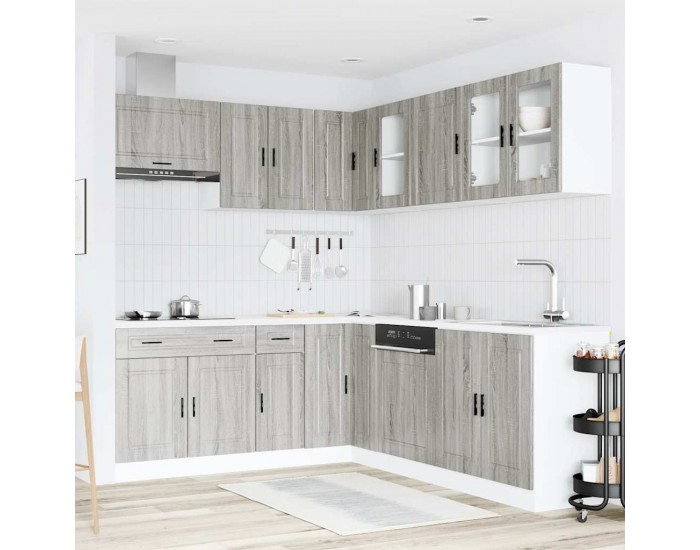 Sonata H Комплект кухненски шкафове от 11 части Porto, инженерно дърво