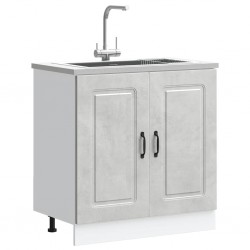 Sonata H Шкаф за мивка, Kalmar, бетонно сив 80x46x81,5см инженерно дърво - Модули Sonata