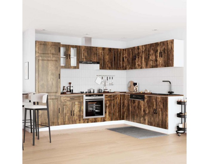 Sonata H Комплект кухненски шкафове от 14 части Porto, инженерно дърво