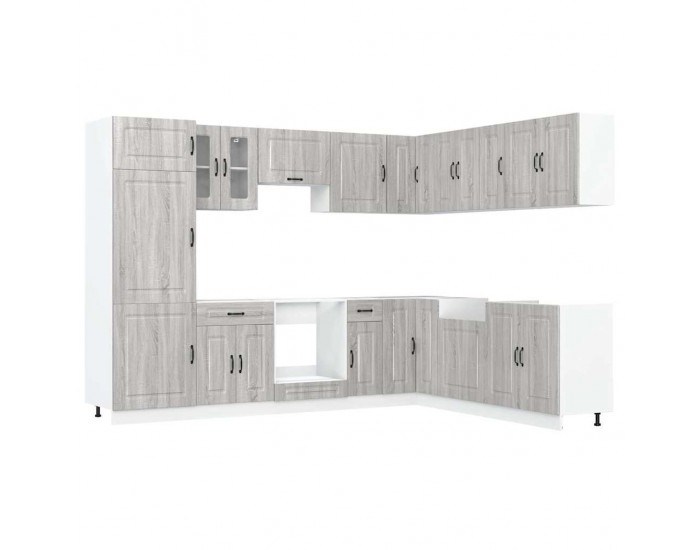 Sonata H Комплект кухненски шкафове от 14 части Kalmar, инженерно дърво