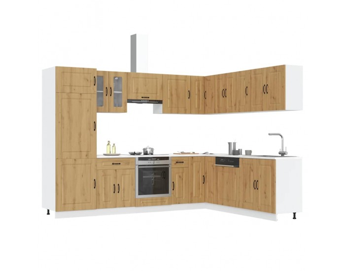 Sonata H Комплект кухненски шкафове от 14 части Kalmar, инженерно дърво