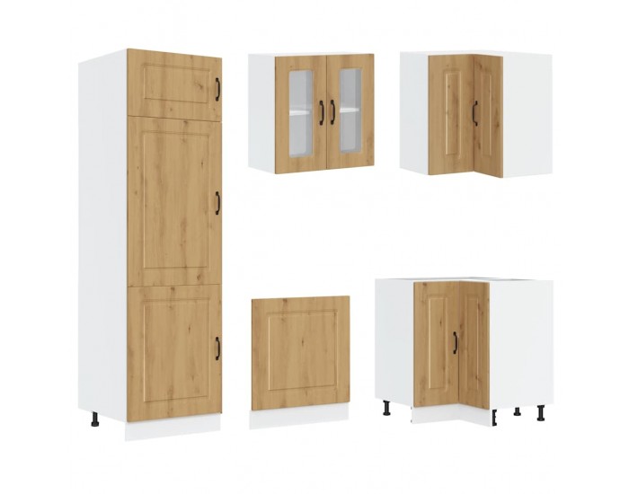 Sonata H Комплект кухненски шкафове от 14 части Kalmar, инженерно дърво