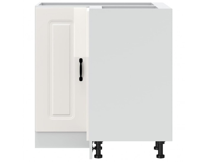 Sonata H Кухненски ъглов шкаф, Kalmar, бял гланц, инженерно дърво