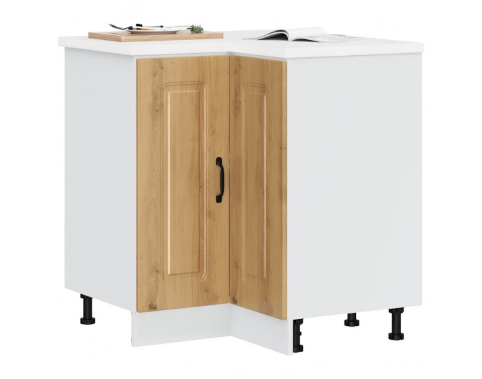 Sonata H Кухненски ъглов шкаф, Kalmar, дъб артизан, инженерно дърво