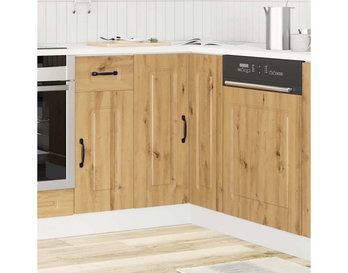Sonata H Кухненски ъглов шкаф, Kalmar, дъб артизан, инженерно дърво