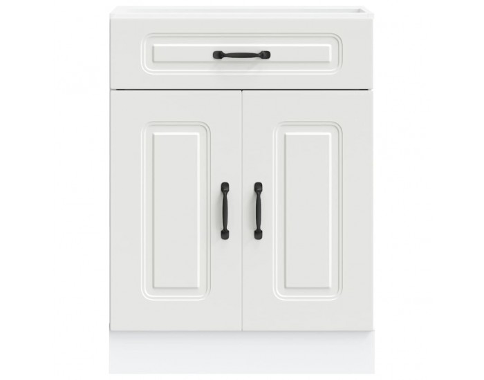 Sonata H Кухненски шкаф, Kalmar, бял, инженерно дърво