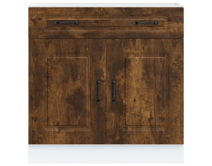 Sonata H Кухненски шкаф, Kalmar, опушен дъб, инженерно дърво