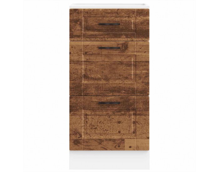 Sonata H Кухненски шкаф Porto, старо дърво, инженерно дърво