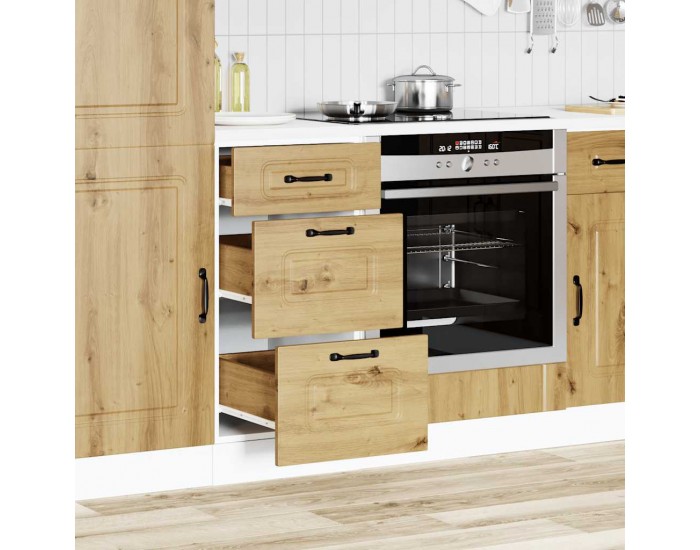 Sonata H Кухненски шкаф, Kalmar, дъб артизан, инженерно дърво