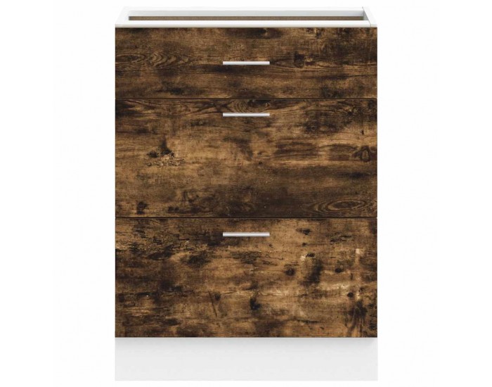 Sonata H Кухненски шкаф Lyon опушен дъб, инженерна дървесина