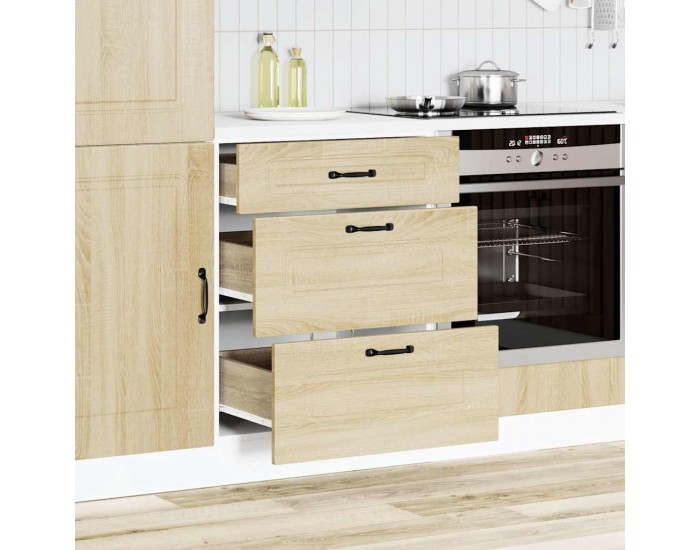 Sonata H Кухненски шкаф, Kalmar, дъб сонома, инженерно дърво