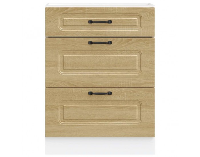 Sonata H Кухненски шкаф, Kalmar, дъб сонома, инженерно дърво