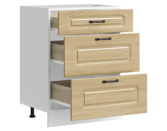 Sonata H Кухненски шкаф, Kalmar, дъб сонома, инженерно дърво