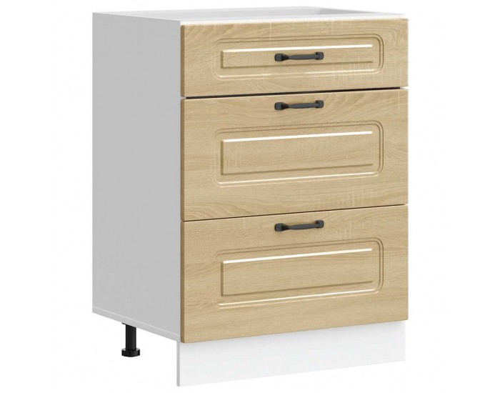 Sonata H Кухненски шкаф, Kalmar, дъб сонома, инженерно дърво