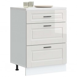 Sonata H Кухненски шкаф Porto с висок гланц, бяло, инженерно дърво - Модули Sonata