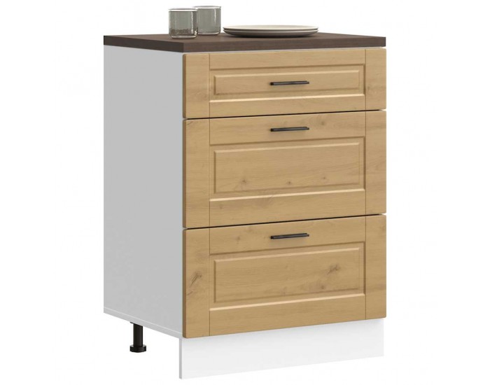 Sonata H Кухненски шкаф Porto, дъб артизан, инженерно дърво