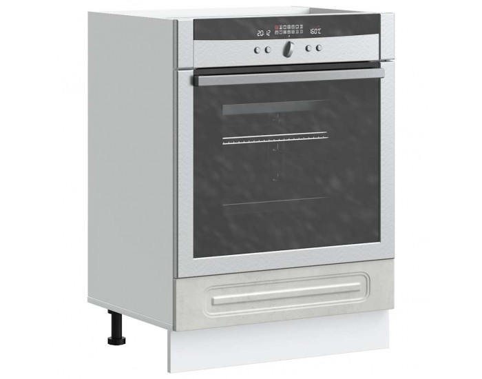 Sonata H Шкаф за фурна, Kalmar, бетонно сив, инженерно дърво