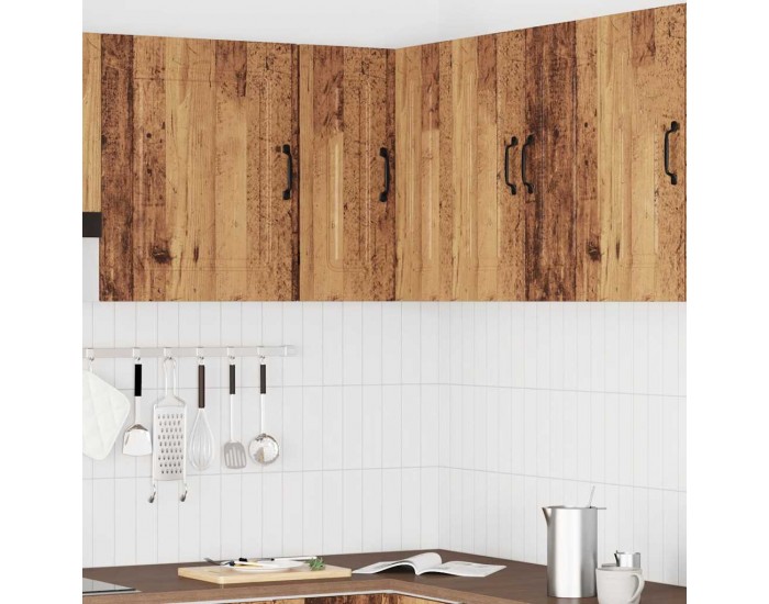 Sonata H Кухненски стенен ъглов шкаф Kalmar старо дърво, инженерно дърво