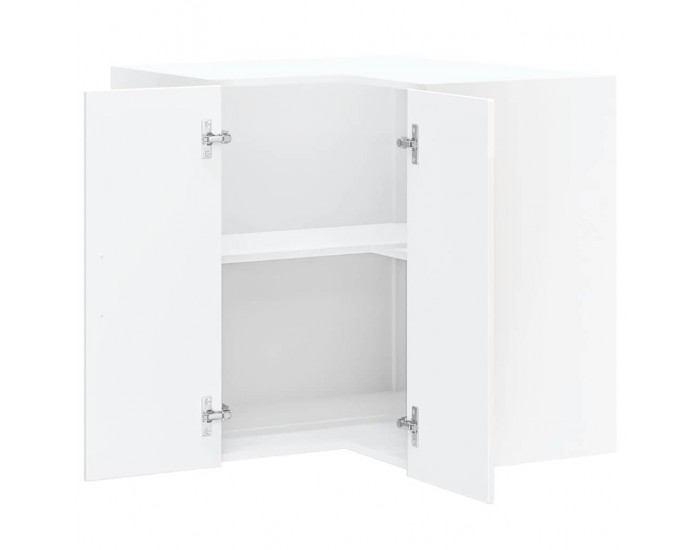 Sonata H Кухненски стенен ъглов шкаф, Kalmar, бял гланц, инженерно дърво