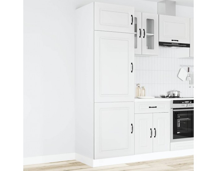 Sonata H Кухненски шкаф, Kalmar, бял, инженерно дърво