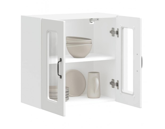 Sonata H Кухненски стенен шкаф с стъклена врата, Kalmar, инженерно дърво