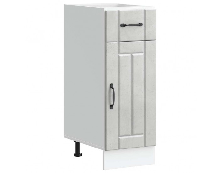 Sonata H Кухненски шкаф Lucca, бетонно сив, инженерно дърво