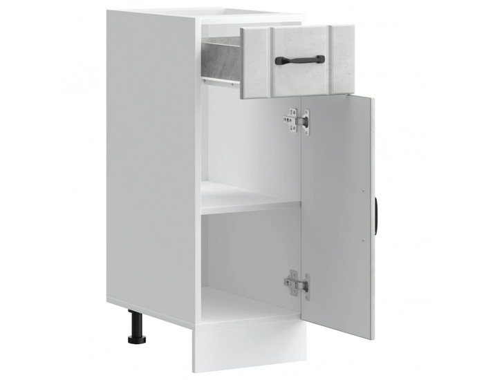 Sonata H Кухненски шкаф Lucca, бетонно сив, инженерно дърво