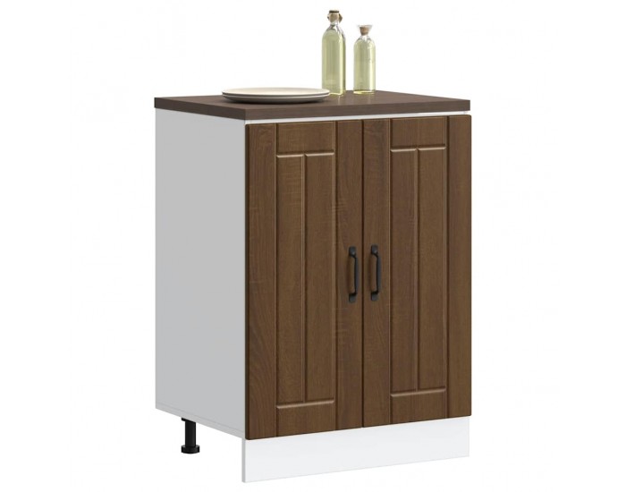 Sonata H Шкаф за мивка, Lucca, кафяв дъб, инженерно дърво