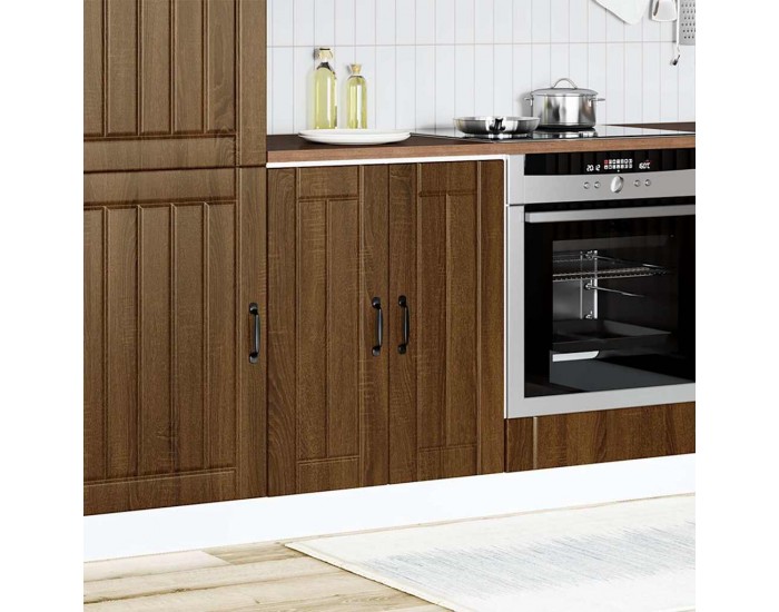 Sonata H Шкаф за мивка, Lucca, кафяв дъб, инженерно дърво