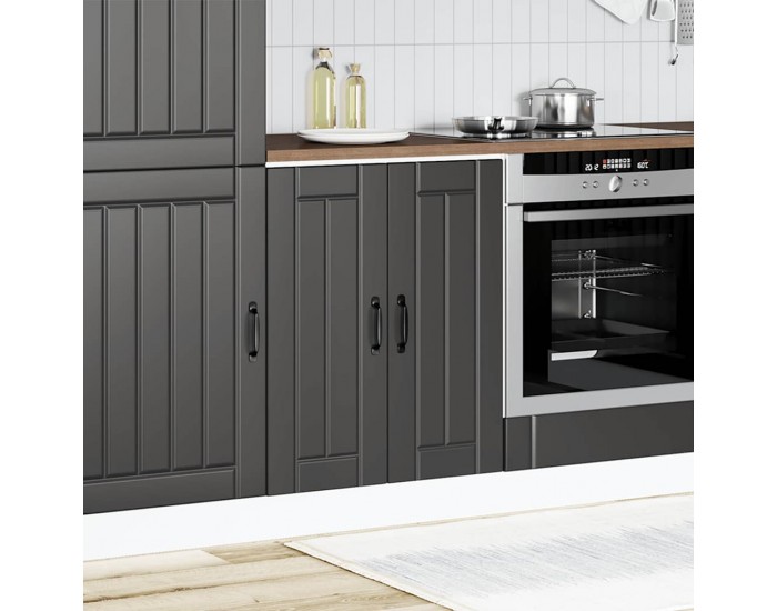 Sonata H Шкаф за мивка, Lucca, черен, инженерно дърво