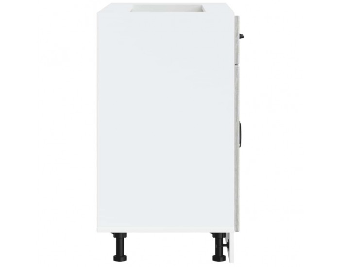 Sonata H Кухненски шкаф Lucca, сив сонома, инженерна дървесина