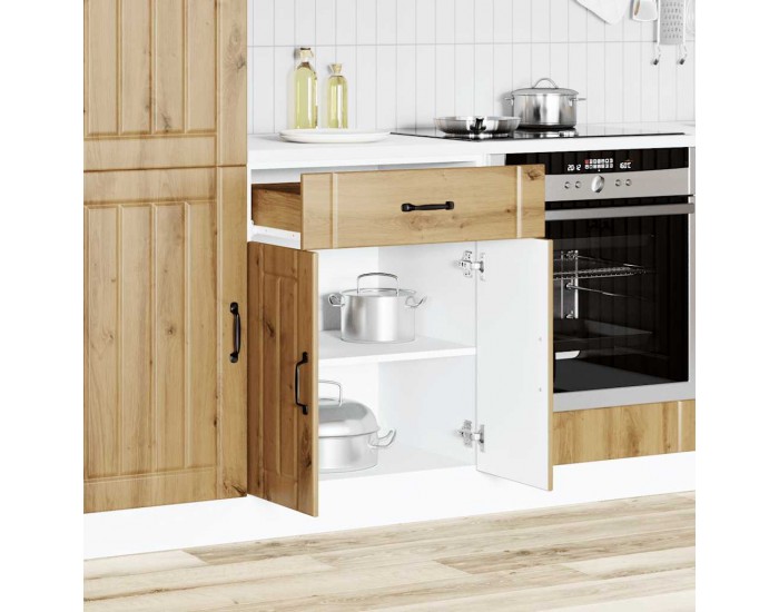 Sonata H Кухненски шкаф Lucca, дъб артизан, инженерно дърво