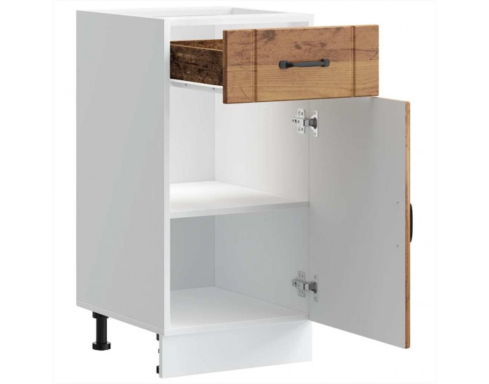 Sonata H Кухненски шкаф Lucca, старо дърво, инженерно дърво