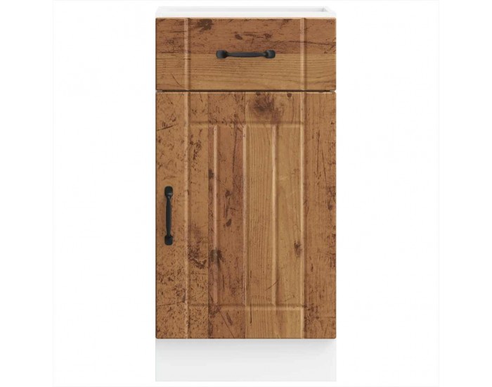 Sonata H Кухненски шкаф Lucca, старо дърво, инженерно дърво