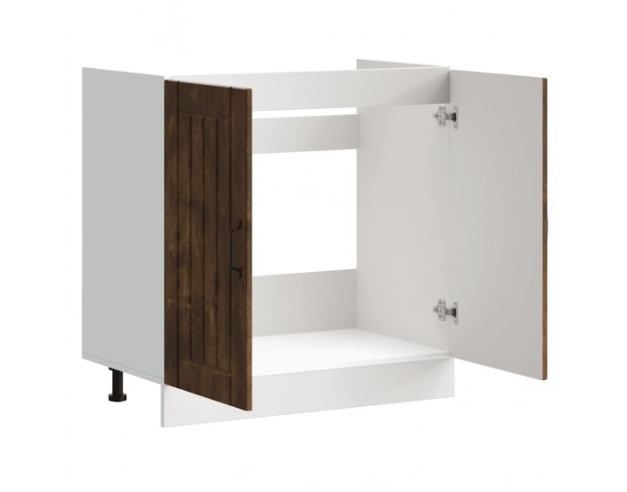 Sonata H Шкаф за мивка, Lucca, опушен дъб, инженерно дърво