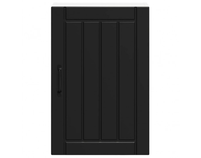 Sonata H Кухненски стенен шкаф Lucca, черен, инженерно дърво