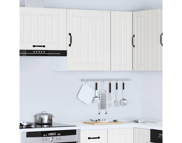 Sonata H Кухненски стенен шкаф Lucca, бял, инженерно дърво