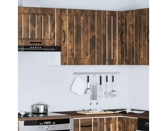 Sonata H Кухненски стенен шкаф Lucca, опушен дъб, инженерно дърво