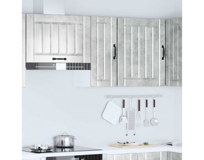 Sonata H Кухненски стенен шкаф Lucca, бетонно сив, инженерно дърво