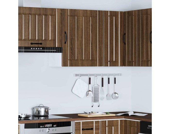 Sonata H Кухненски стенен шкаф Lucca, кафяв дъб, инженерно дърво