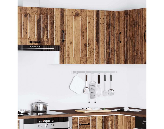 Sonata H Кухненски стенен шкаф Lucca, старо дърво, инженерно дърво