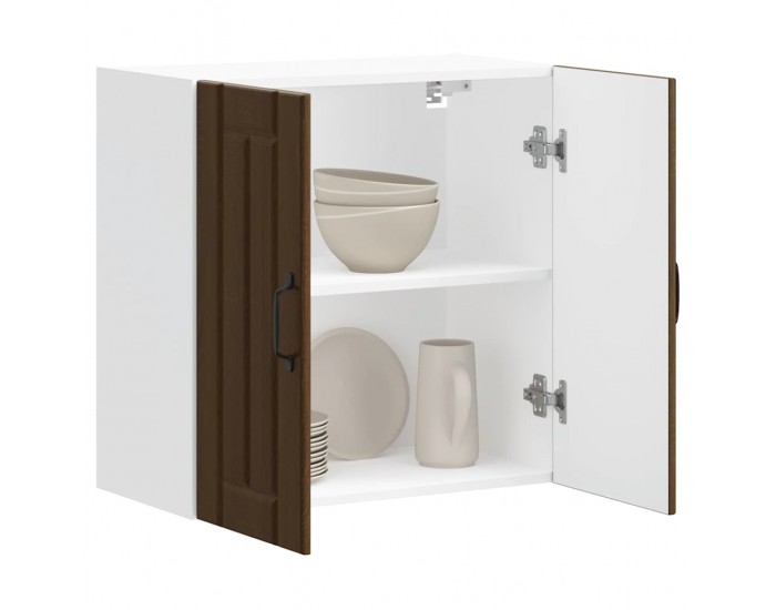 Sonata H Кухненски стенен шкаф Lucca, кафяв дъб, инженерно дърво