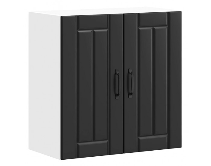 Sonata H Кухненски стенен шкаф Lucca, черен, инженерно дърво