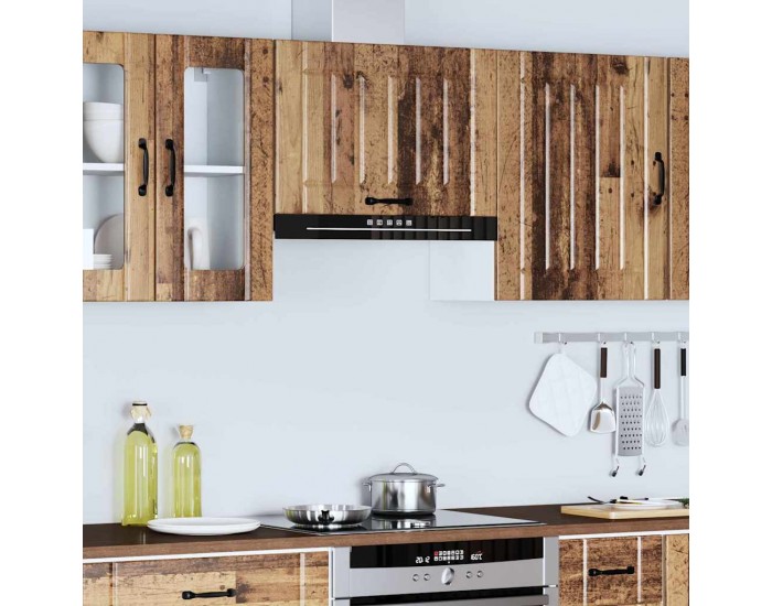 Sonata H Кухненски стенен шкаф Lucca, старо дърво, инженерно дърво