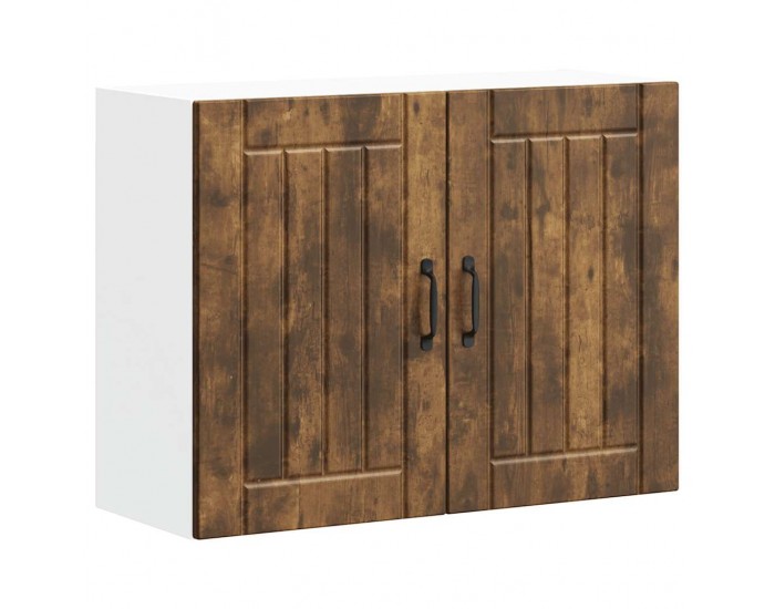 Sonata H Кухненски стенен шкаф Lucca, опушен дъб, инженерно дърво