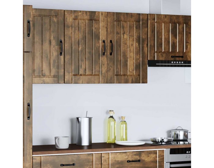 Sonata H Кухненски стенен шкаф Lucca, опушен дъб, инженерно дърво